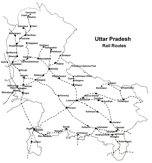 रेल का नक्शा / Rail Map